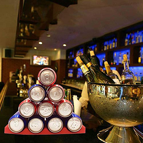 Schneespitze 2 Stuks Plastic Wijnfles Display Stapelen Mat Keukenkast Koelkast Opslagrek Wijnfles Stapelaar Cola Kan… - Image 8