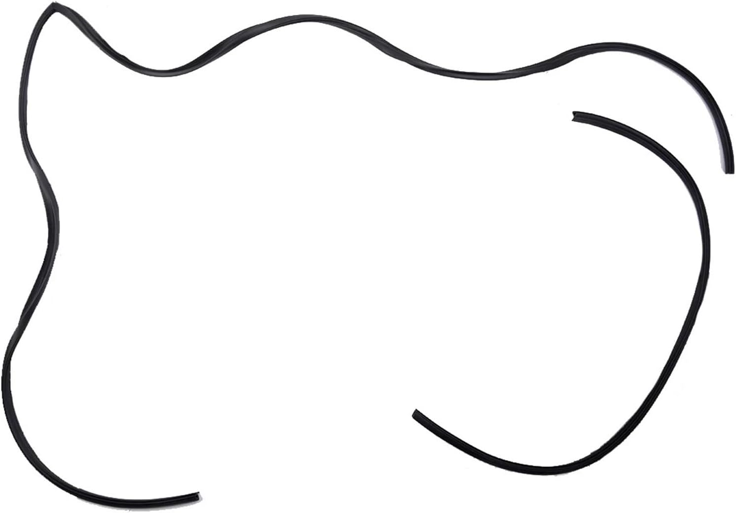 Rear Windshield Upper Moulding Seal Trim Fit For Series E60 525i 530i 528i 2004 2005 2006 2007 2008 2009 2010 51317027916