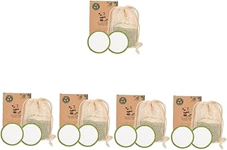 Beavorty 80 Peças Removedor De Maquiagem Toalhetes De Limpeza Facial Toalhetes Removedores De Maquiagem Esponjas Purificadoras Esponja De Limpeza Facial Almofadas De Fibra Redonda