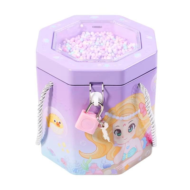 Image of Sajani Cute Cartoon Creative Portable Piggy Bank, Money Saving Box with Combination Lock, Mini Coin Bank Gifts for Boys and Girls, Best Return Gifts for Kids (Pack of 1) (Hexagon)