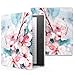 Produktbild MoKo Hülle für Der Neue Kindle Oasis (9. Gen und 10.Gen, 2017 und 2019 Modell NUR) eReader - Ultra Slim Lightweight Kunstleder Schutzhülle Smart Cover mit Auto Sleep/Wake, Pfirsichblüte