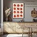Vintage Kitchen Wall Art Trendy Tomato Food Poster Eclectic Kitchen Wall Decor Funny Dining Room Painting Print Tomato Fruit Picture For Home Dining Room Restaurant Cafe Wall Decor, 12