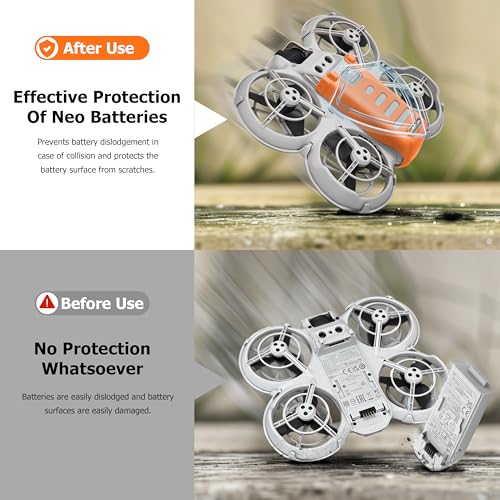 STARTRC PHOTO Neo Landing Gear,Height Enhancement and Battery Protection for DJI Neo Accessories(Orange) - Thumbnail 2