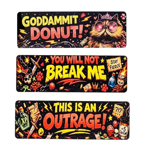 DCC Bookmark 3Pcs Funny Dungeon Book Crawler Reading Carl Merch for Book Game Lovers
