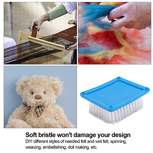 Felting Mat Brush,11X9X4Cm Durable Pp Nylon Soft Bristle Low Resistance Widely Used Felting Needle Mat For Diy Brush Craft Tool Embroidery Stitching #TOP1