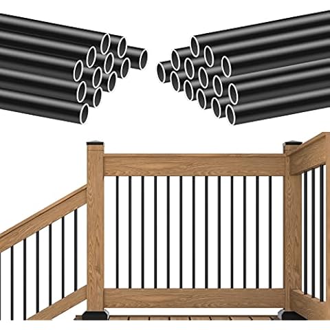 Muzata 25pack 36" Aluminium Deck Balusters Cover