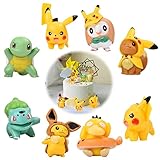 XIGUE Stück Mini Figuren,Tortenfiguren Kindergeburtstag,Party Kuchen Dekoratives Set,Cartoons Kuchen Topper,Ideal zum Dekorieren von Kuchen,Dekorieren von Räumen