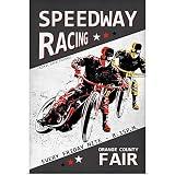 GREATBIGCANVAS Speedway Racing OC Fair Unframed Poster Print