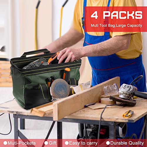 Sac à outils multifonction de grande capacité 33 cm avec base imperméable - 5