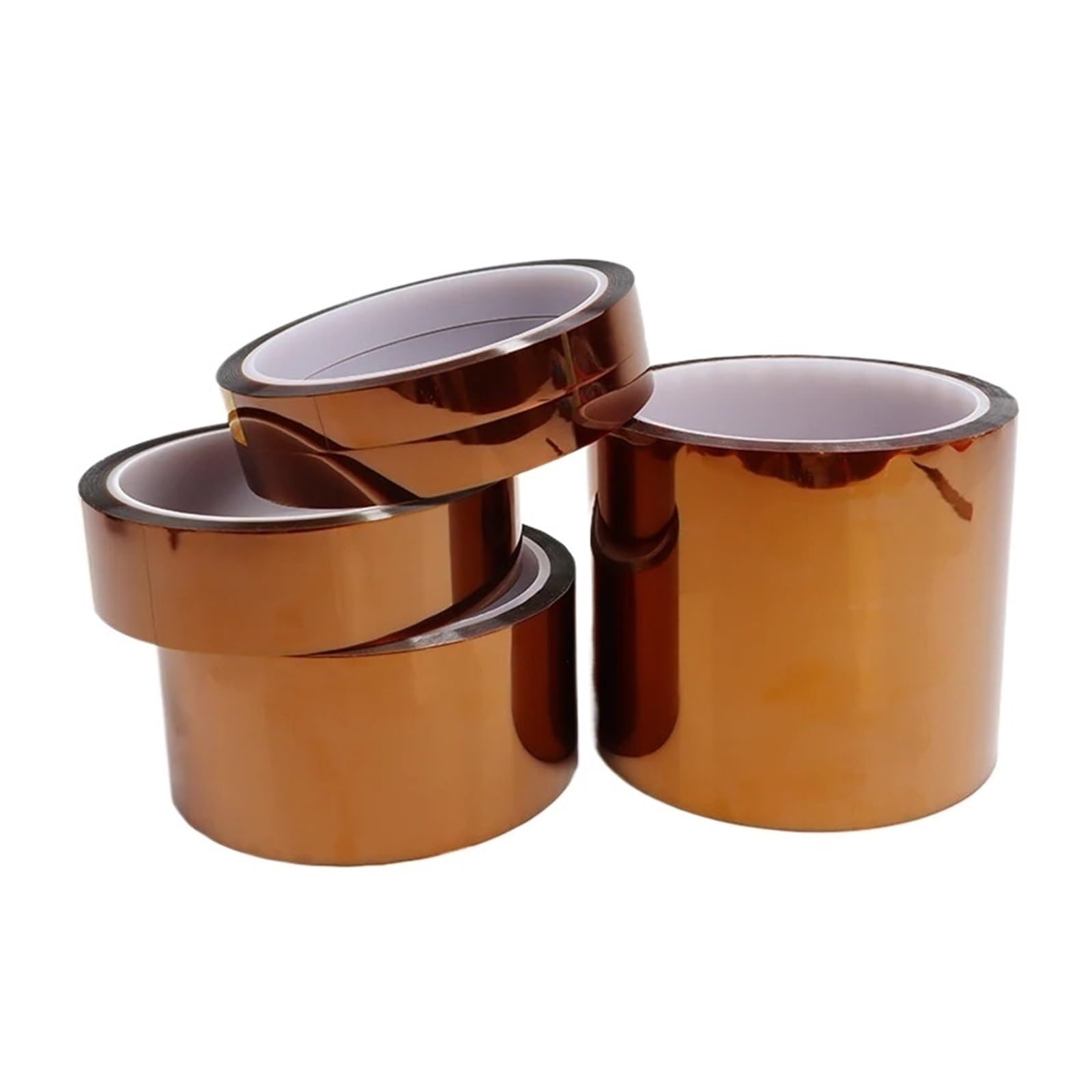 3-100mm Nastro BGA Di Calore Ad Alta Temperatura Scheda Elettronica Nastri Isolanti Adesivi In ​​poliimmide per mascheratura/saldatura/batteria(10 rolls,33.0M_0.06MM_15MM)