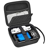 PAIYULE Carrying Case for TENS Unit for Belifu for AUVON, Muscle Stimulator Storage Organizer for Replacement Pads/Cables, Protective Portable Box with Adjustable Divider and Mesh Pocket(Box Only)