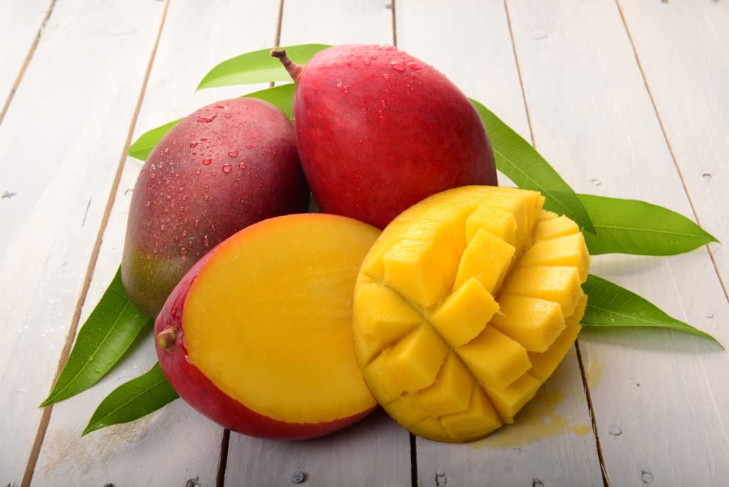 Mango fruta Pack 4 kg - Mangos de avión. Importación. Variedad KENT - Compra mangos. Come fruta, come sano.