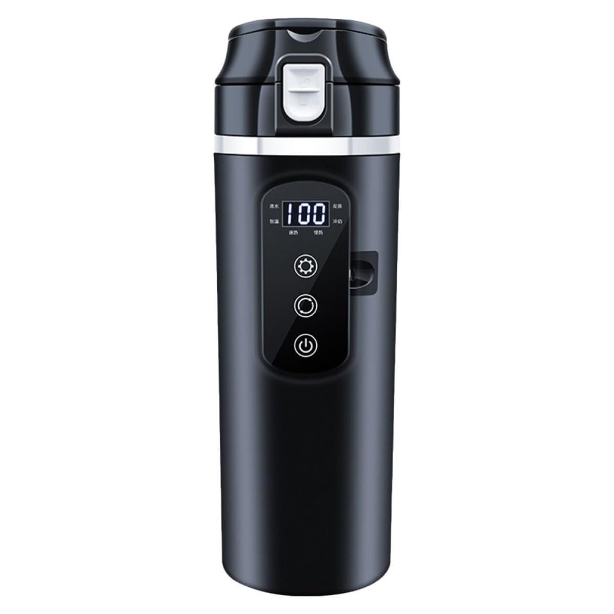 Hervidor de Agua Portátil para Coche 500ml, Acero Inoxidable
