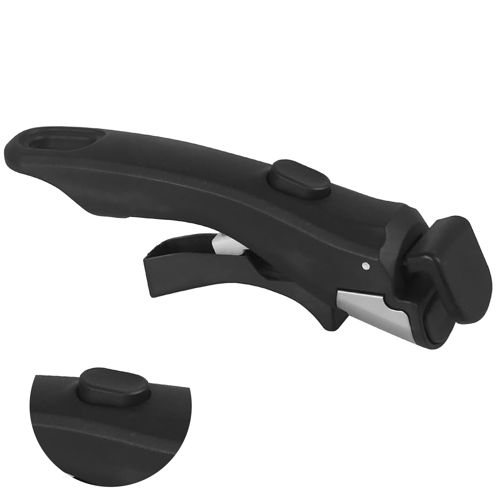 Ygcqfh Black Removable Pan Handle, Anti Scalding Removable Pan Handle For Pans With Detachable Handles, Suitable For Cooking Pan（Various Frying Pans In The Kitchen）