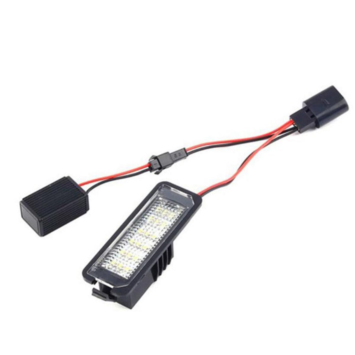 PartyKindom 12pezzi Targa Led Per Auto Di Facile Installazione Luce Omogenea e Brillante Compatibile Con Golf e Risparmio Energetico e Basso Consumo