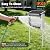 Solar Bug Zapper Outdoor Waterproof, 4500V Rechargeable Mosquito Zapper with Solar Panel Sensor, Auto ON/Off, 10ft Extension Cord & Solar Powered Bug Zapper, Cordless Insect Zap for Patio Yard Garden