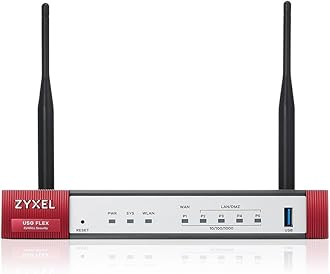 USGFLEX50AX ZyWALL VPN Network Security Firewall Router | Hardware Only | Integrated WiFi 6 | Home & Small Business | Up to 25 Users | Nebula Cloud Option