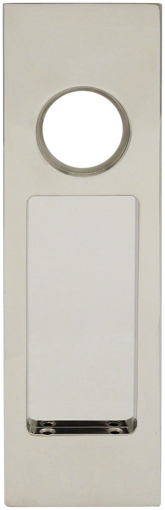 INOX FH2703-32 PD Series Entry Pocket Door Pull with Cylinder Hole, Polished Stainless Steel