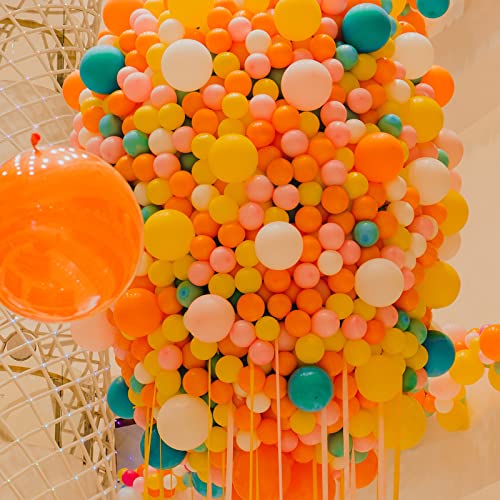 Image of Yellow Balloons 110Pcs, 5 Inch Small Yellow Latex Party Balloons, Mini Thick Yellow Balloons for Birthday Wedding Baby Shower Decorations.