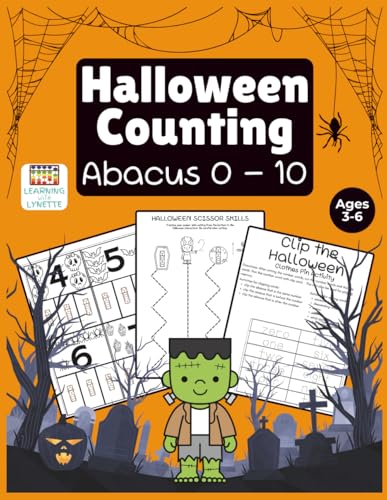 Compare Textbook Prices for Halloween Counting Abacus 0 - 10: Math Activity Workbook, Preschool, Pre K, Kindergarten, Practice Writing Numbers 0 - 10, Pumpkin Counting, Number ... Mazes, Number Matching, Scissor Skills ISBN 9798342471749 by Yung, Lynette