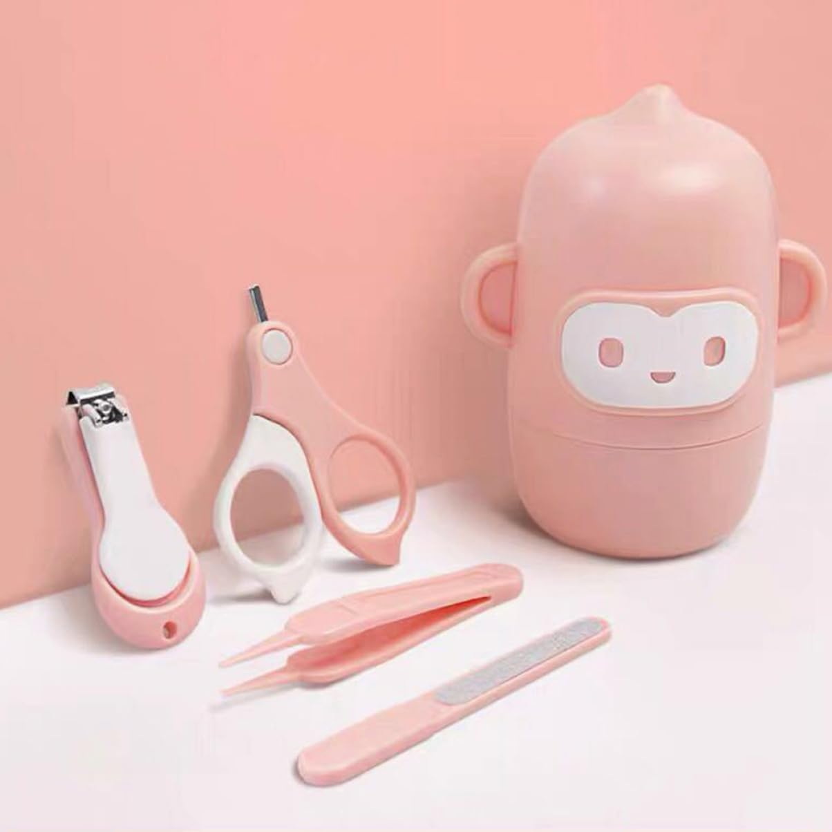 VICASKY Baby Nail Clippers Set of 1 Baby Nail Kit Newborn Safety Scissors Stainless Steel Tip Easy to Trim