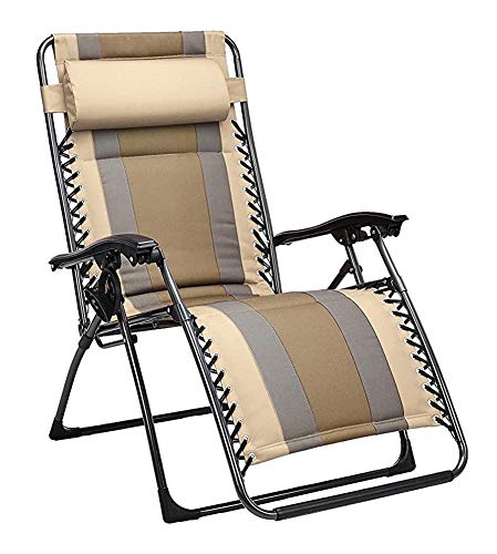 Chaises de jardin contre le mal de dos avec suspension zéro gravité pour patio