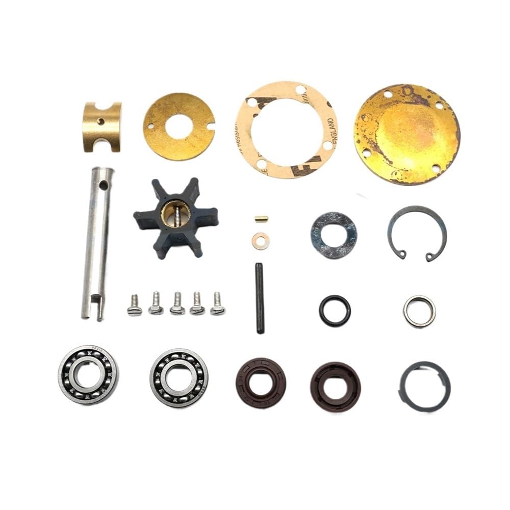 Kit réparation pompe à eau MD5A BC pièces moteur bateau 875583 et 3586496