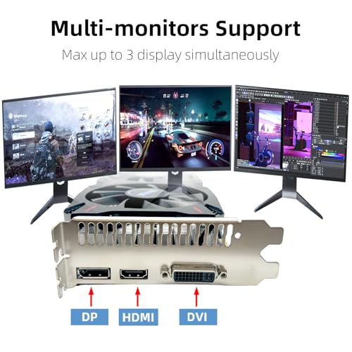 Image of QTHREE Geforce GTX 960 4GB Graphics Card,GDDR5 128-bit,DP,HDMI,DVI-D,4K