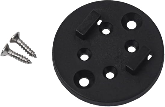 Rollerhouse Adapter Plate, Black, 1 Count, Wall Mount, Plastic Frame, Compatible with Skyline Brackets