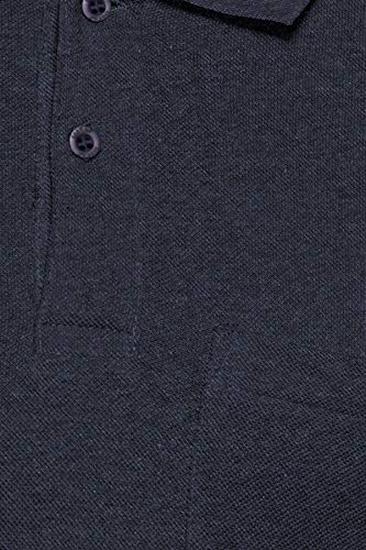 Image of Sporto Men's Plain Regular fit (Polo#625 Dk Moonlight Blue X-Large)