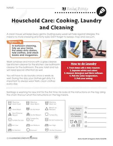 Daily Health & Hygiene Skills Gr. 6-12 - Classroom Complete Press (Life Skills Series) - Image 4