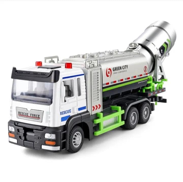 Crizer City Cleaner Tanker Toy Truck for Kids - 1:32 Scale Model Alloy Tanker Truck Toy with Water Spray, Pull Back Friction Power Truck Toy with Light and Sound for 3+ Years Old Kids (B0DDTV9CL4) Amazon Price History, Amazon Price Tracker