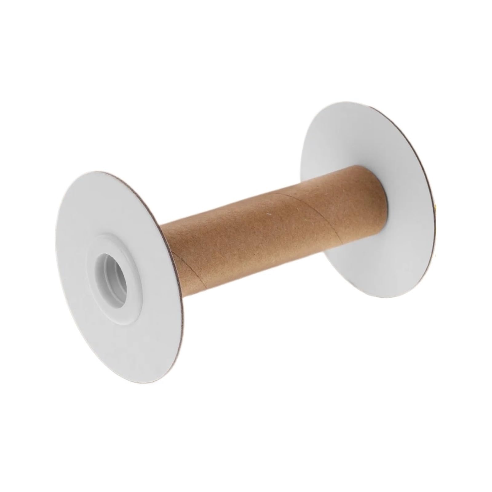 AXVOLA Empty Paper Spool 5Pcs Rotating Winding Spools for DIY Sewing Embroidery Knitting Weaving Yarn Ribbon Wire Thread Craft Applications
