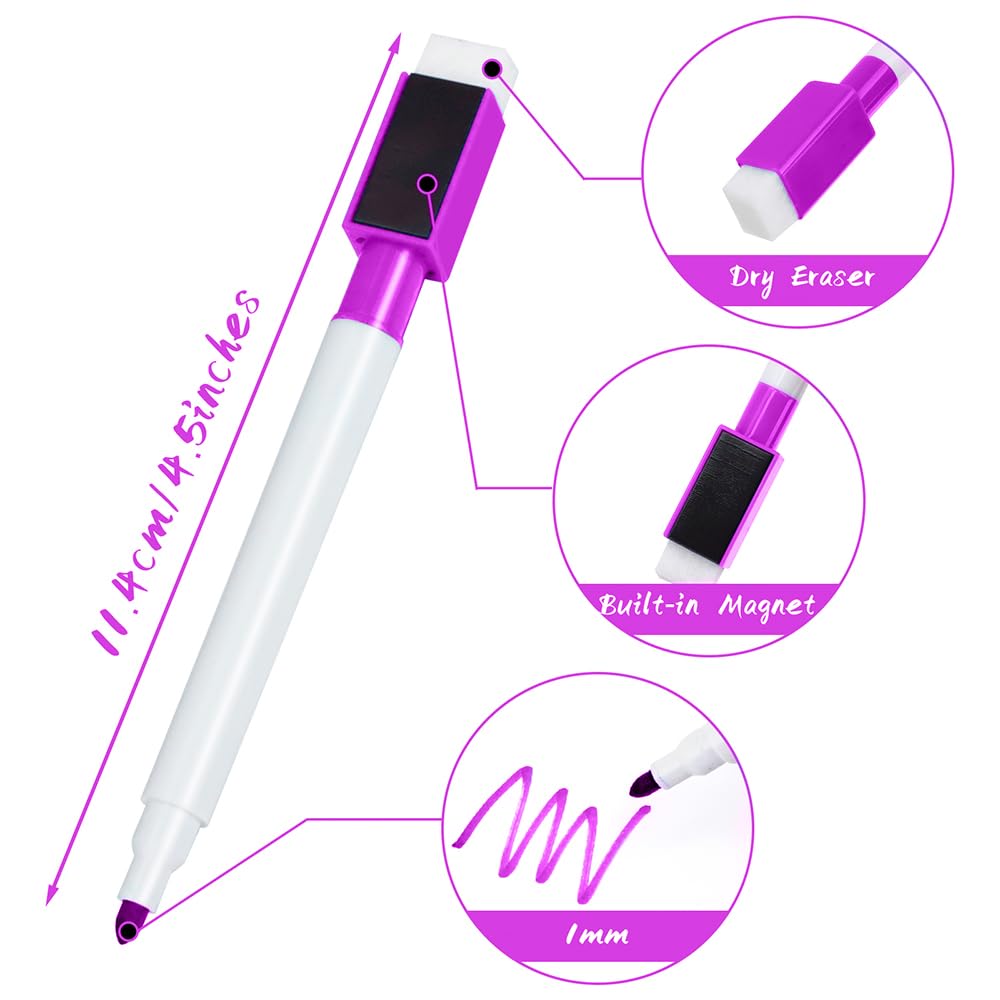 Stylo Marqueur Effaçable Pour Tableau Blanc, 4 Couleurs, Effaceur Pour Tableau Blanc, Maison, Bureau, école, Papeterie De Peinture