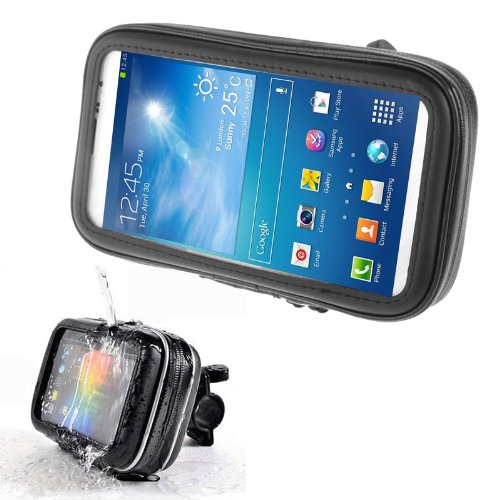 Soporte para manillar de bicicleta impermeable y giratorio para móvil LG K371 6