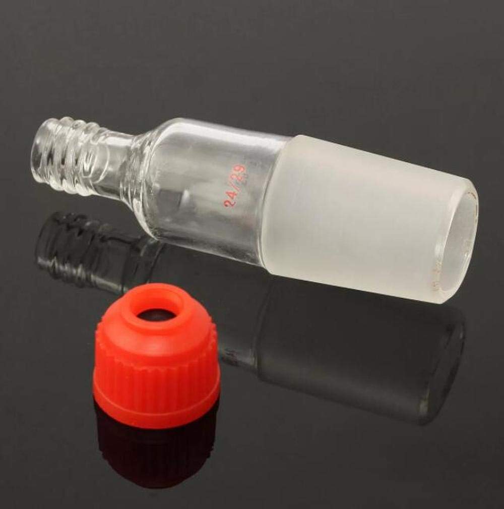 SUCAN 83mm 24/29 adaptateur thermomètre en verre commun avec filetage en plastique