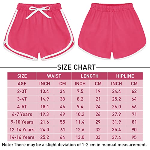 Ruisita 3 Pieces Girls Boys Running Athletic Shorts Dance Sport Shorts Summer Workout Shorts For Toddler Kids #TOP1