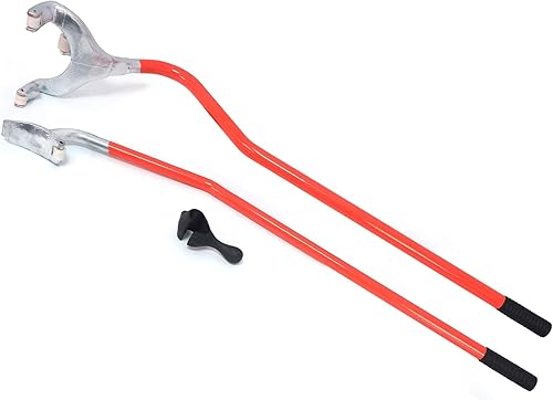 HTTMT - Vehículo 3pcs Montaje de cambiador de neumáticos Demount 17.5" - 24" Llantas Herramienta de cuentas Rodillos de nylon Ornage de eliminación