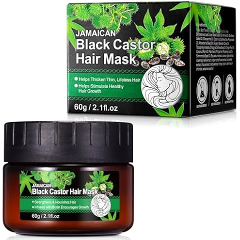 Baston Hair Mask with Jamaican Black Castor Oil Cover