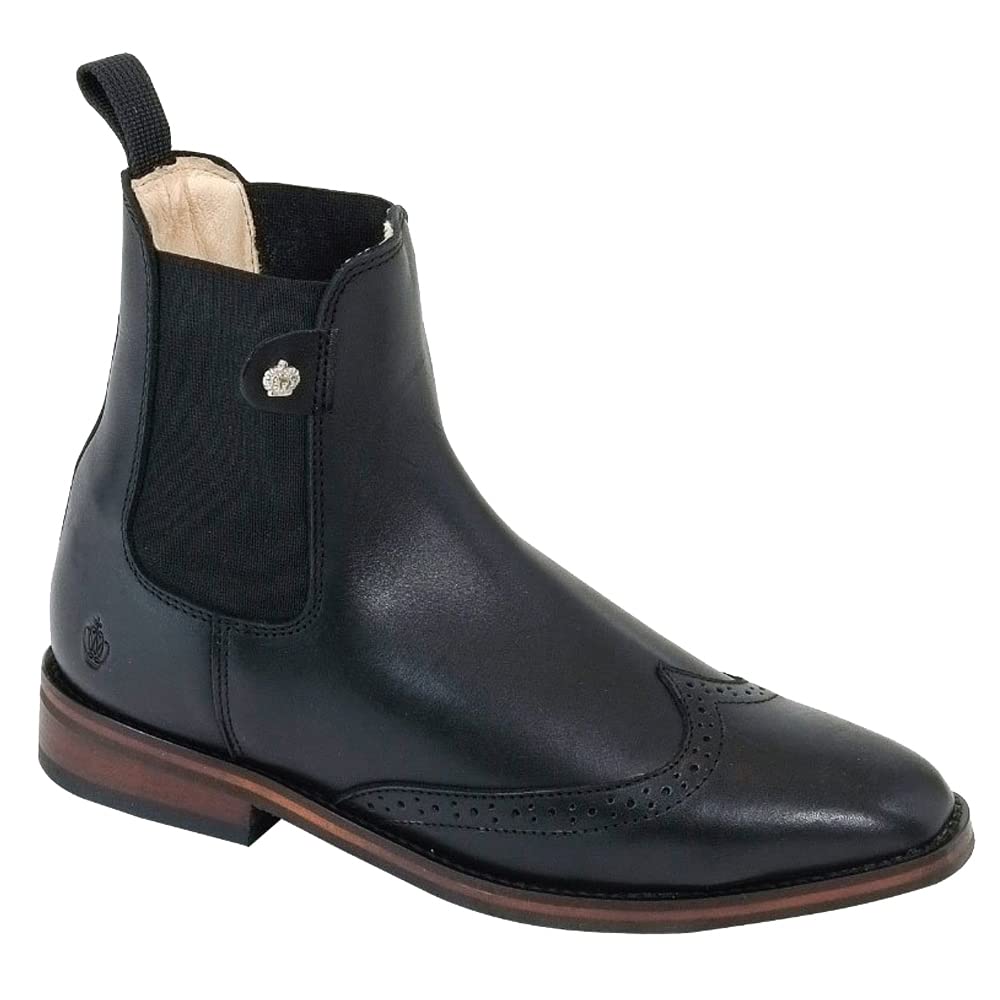 Konigs Porto Botas de equitación, Negro , 40 2/3 EU