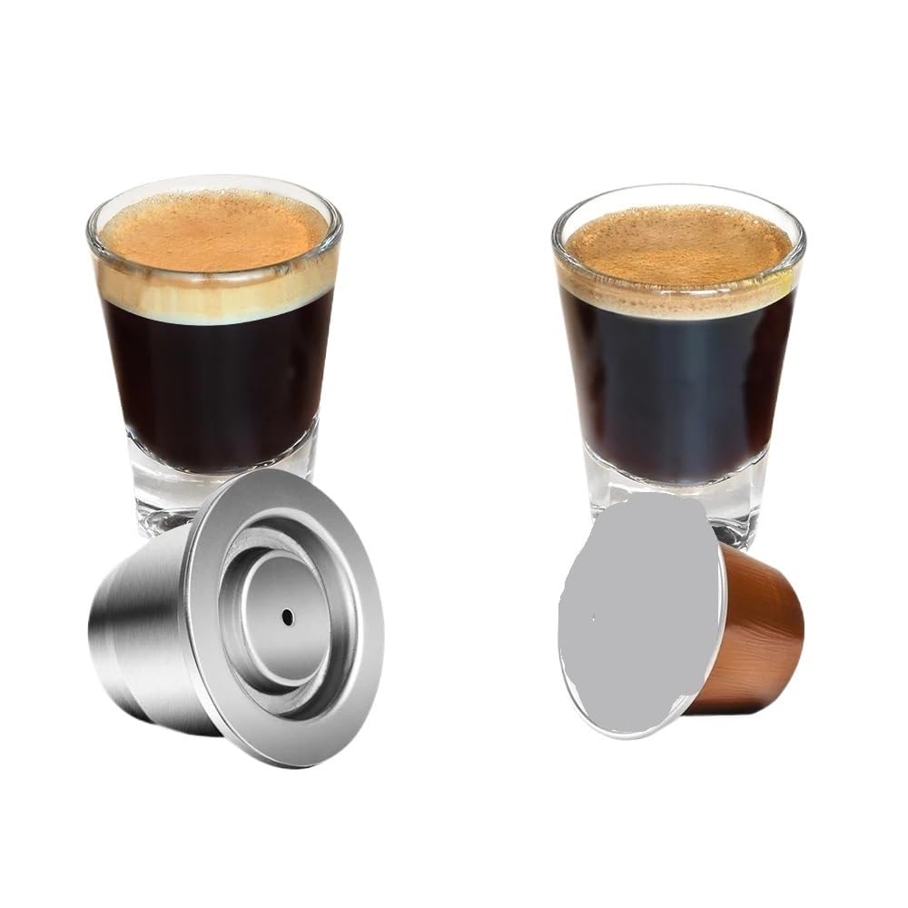 Cartouche Pour Nespresso Capsules Café Inox Réutilisables
