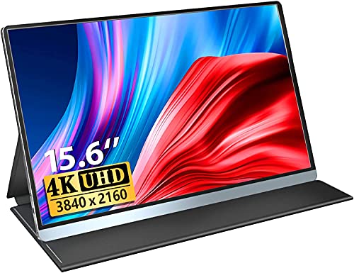 UPERFECT Monitor Portátil 4K para Juegos, 15,6 Pulgadas Monitor...