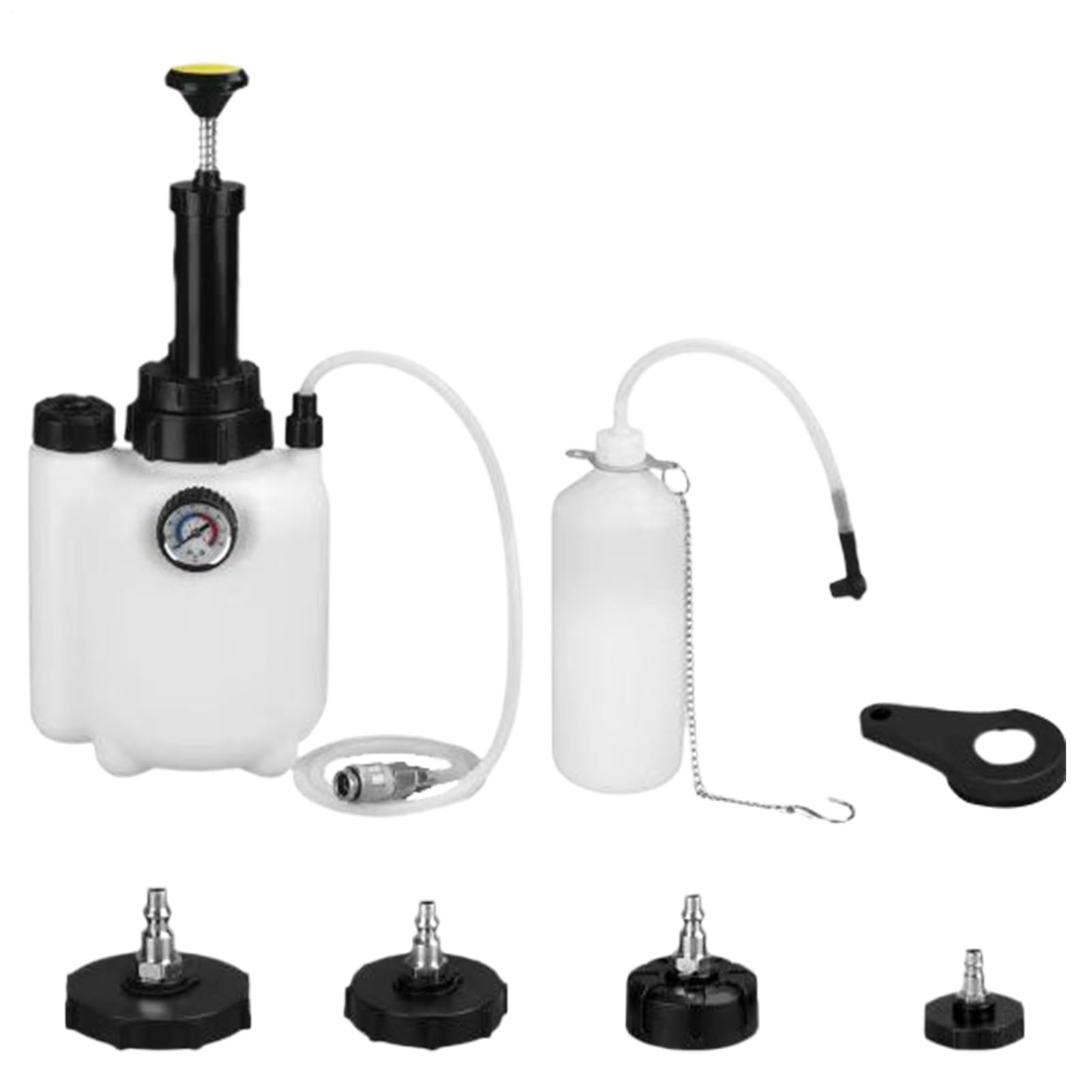 Kit de Purga de Frenos Sangrador De Presión Para Cambio De Líquido De | Herramienta De Mantenimiento Compatibilidad Amplia Para Entusiastas Y Talleres De Automóviles
