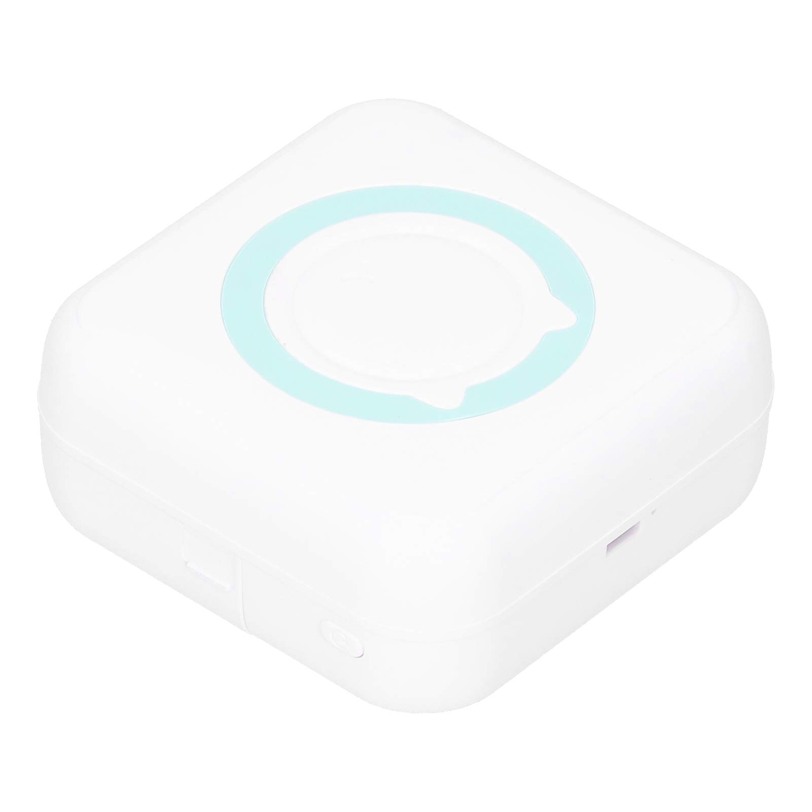 Drukarka Kieszonkowa, Mini Przenośna Bezprzewodowa Termiczna Drukarka Etykiet Bluetooth Błędna Drukarka Pytań, do Zdjęć, Etykiet, Wiadomości, List, Drukowania Stron Internetowych(Zielony)