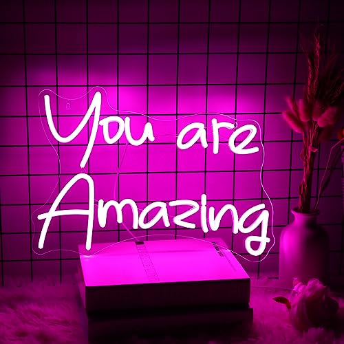 Neonawall Pink You Are Amazing LED Neon Sign - Neon