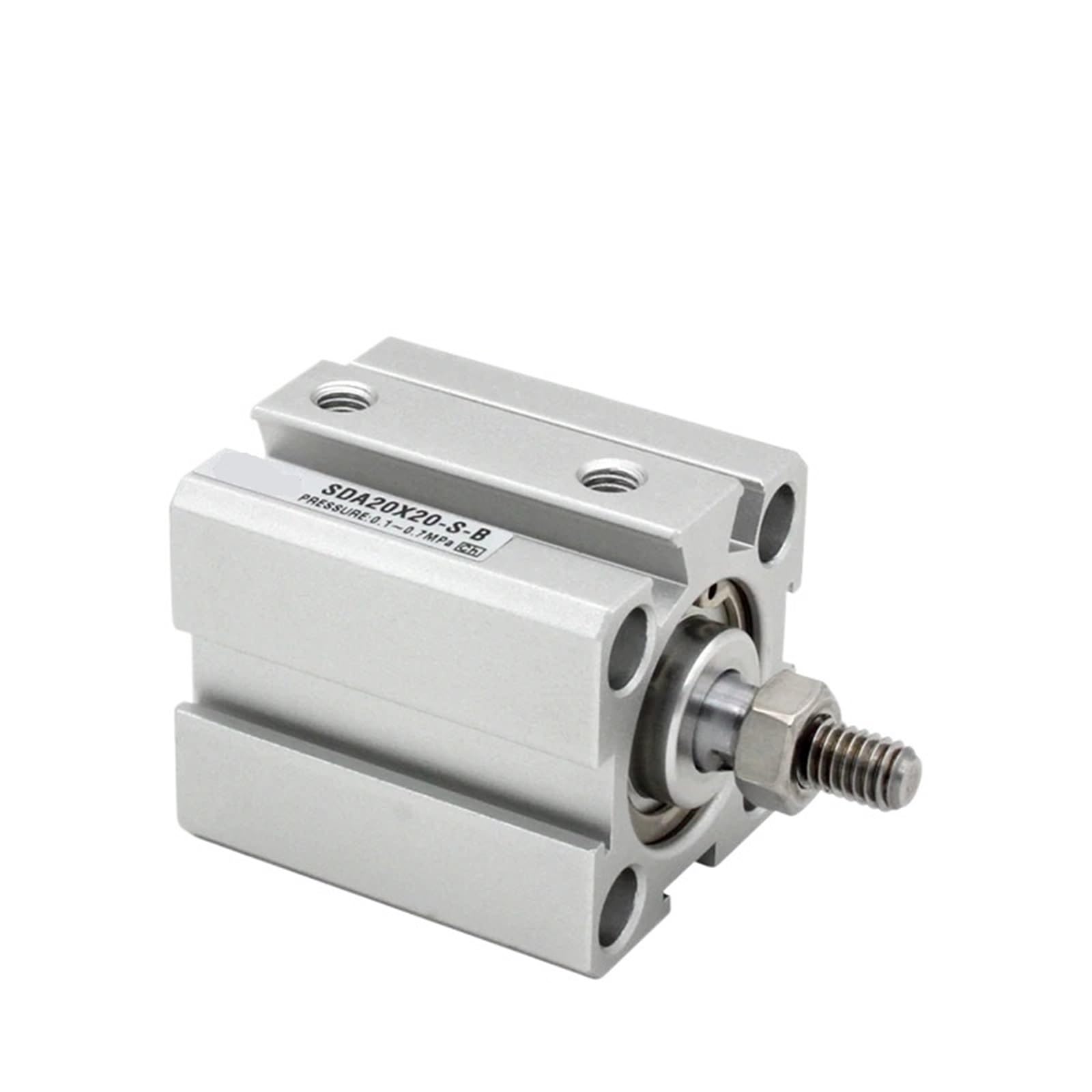 Vérin pneumatique SDA63-B double effet compact alésage 63mm course 40mm avec magnétisme
