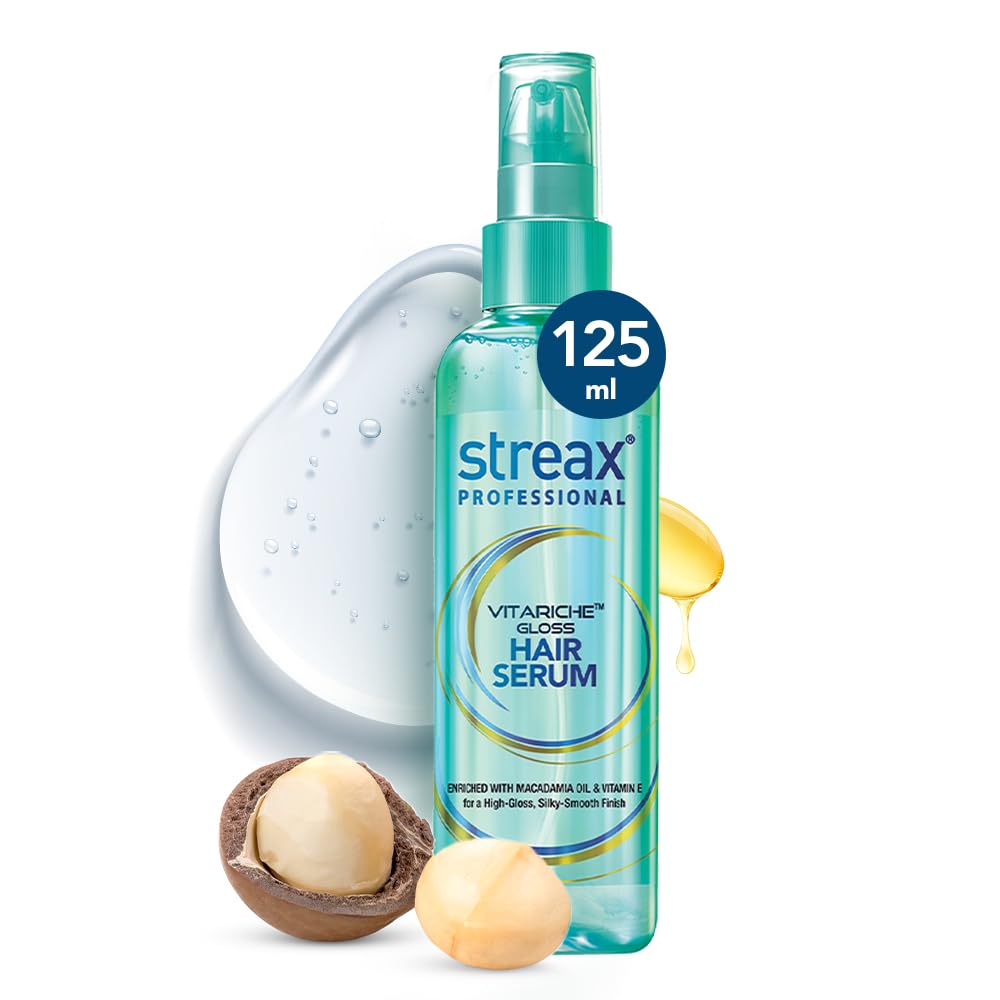Streax Professional Vitariche Gloss Hair Serum - 115 ml / 3.89 fl oz