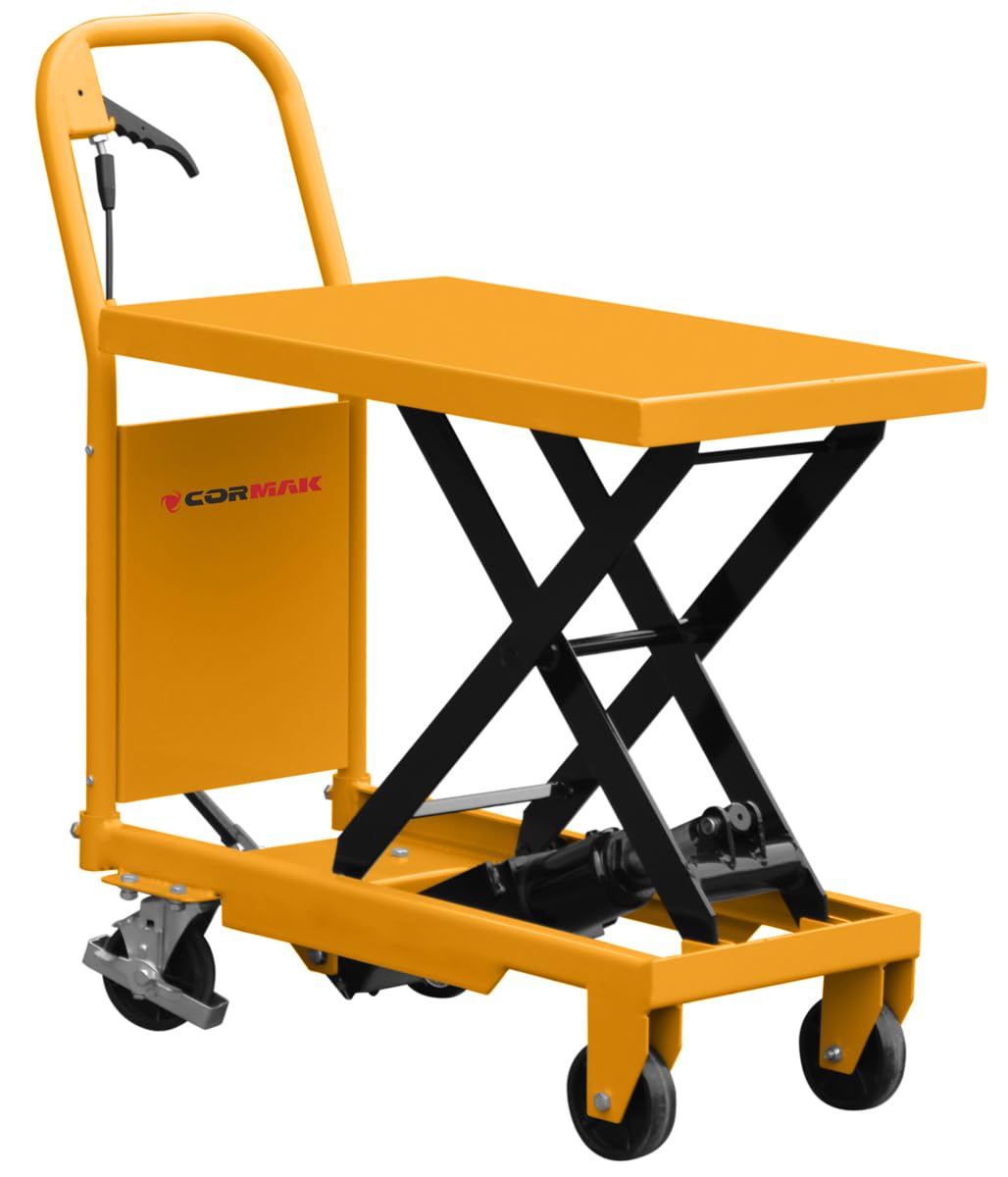 CORMAK Scheren-Hubwagen TA15 Scherenhubwagen Hubwagen Hubtischwagen 150kg 600mm