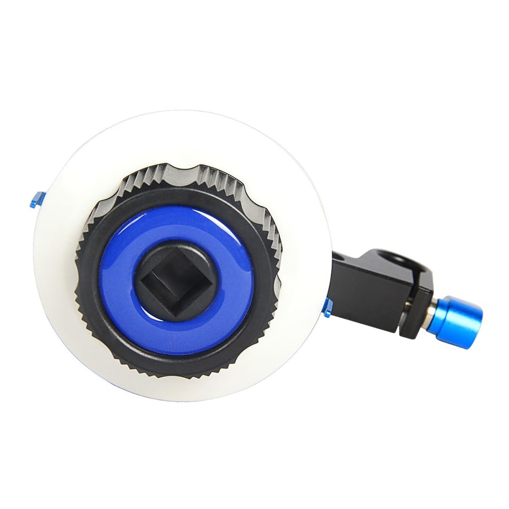 Seguidor de Enfoque de CáMara DSLR Mini Follow Focus con Anillo de Engranaje y Dispositivo de LiberacióN RáPida, Adecuado para CáMaras DSLR