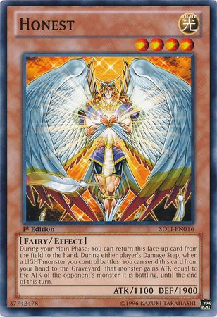 yugioh honest deck Yu-Gi-Oh! - Honest (SDLI-EN016) - Structure Deck: Realm of Light - 1st  Edition